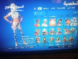  5 حساب ايبك للبيع فورتنايت+روكت ليغ