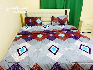  2 غرفه وصاله مفروشه بالكامل للإيجار الشهري فس النعيميه مقابل فندق رمادا بلاك