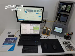  1 كهرباء صناعية وتحكم آلي (PLC, HMI, SCADA)