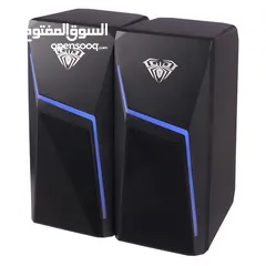  13 سماعات كمبيوتر جيمنغ  مضيئة مميزة  Aula Speaker N-521 Gaming RGB Lights OG