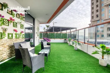  2 Luxurious Living Style  Astonishing Layout   2BHK With Huge Terrace   Burj Khalifa View