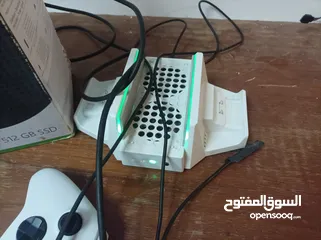  3 Xbox series s للبيع و مبرد وقاعده شحن