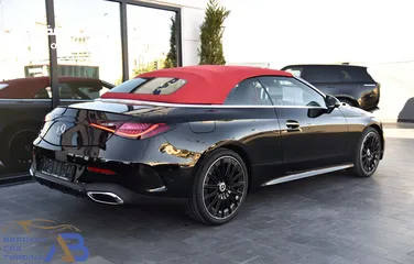  2 مرسيدس سي ال اي كشف نايت بكج مايلدهايبرد موديل2024 Mercedes CLE200 Convertible AMG Kit Night Package