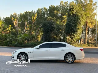  6 Maserati Quattroporte S 2018 White  3.0L V6 Engine  Perfect Condition
