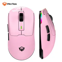  10 Meetion Air GW24 2.4G Bluetooth & Wired Gaming Mouse ماوس جيمنغ متوفرة ب الوان مختلفة