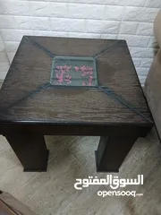  7 طقم كنب مستعمل مع طاولات للبيع