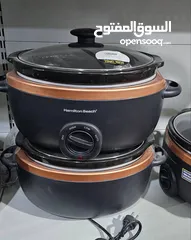  1 طنجرة الطبخ البطئ الكهربائية ، مناسبة جداً للموظفات .