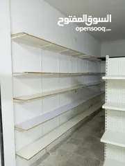  5 رفوف  محل سوبر ماركة ابواب