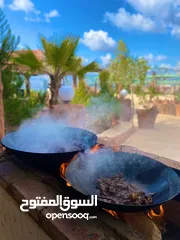  11 شاليه ريفي ضمن مزرعة زيتون  4 دونم بإطلالة خلابة ودائمة