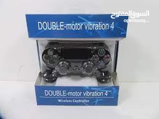  1 DOUBLE-MOTOR VIBRATION 4 WIRELESS CONTROLLER HD ايدين ألعاب بلايستيشن فور 