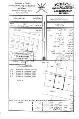  6 أرض سكنيه للبيع في منطقة جبرين 1 مقابل محطة نفط عمان