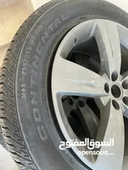  1 جنطات ربنج روڤر اصلي واطارات كونتننتال