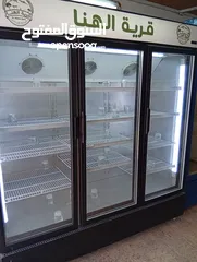  3 ثلاجة جامبو ثلاث أبواب بحالة الوكالة أكبر حجم وأعلى مواصفات – بسعر مميز!   استخدام بسيط جداً –