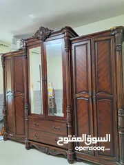  1 غرفة نوم خشب زان استعمال بسيط