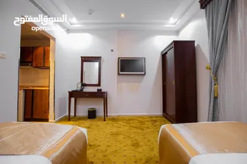  6 فندق ماسة المجد من فنادق مكة النظيفة في شارع النزهة غرفة مفروشة مع توصيل للحرم 