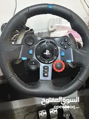  1 ستيرنج لوجيتك G29 مع دعاسات وقير نظيـــف جداً للبيـــع