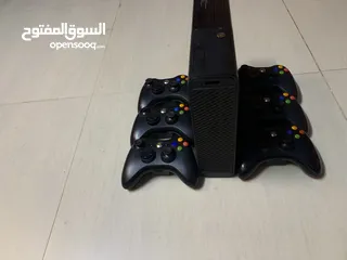  3 X BOX 360 “(WITH 5 CONTROLLER)” AND 30 GAMES