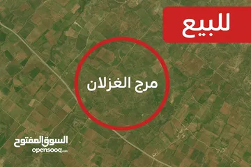  1 � أراضٍ للبيع في مرج الغزلان – قرب حاجز مزموريا (5 دقائق فقط)