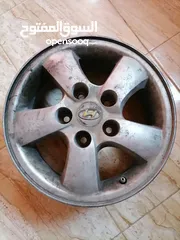  5 جنط باص H100 بحالة جيدة للبيع بسعر 50