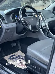  13 هيونداي سوناتا 2015 رويال فل كامل مع بانوراما فحص كامل 7 جيد ممشى 100 الف  مالك واحد