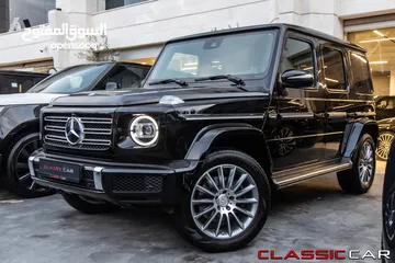  1 Mercedes G500 2021 Amg kit Night Package   السيارة وارد المانيا