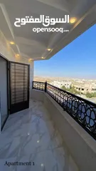  1 شقة ارضية مع بلكونة في عمان طبربور