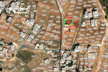  2 للبيع قطعة ارض غرب عمان منطقة سكنية واجهة على الشارع العام