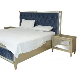  1 Bed + 2 night stands. + New medical mattress