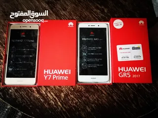  1 هواوي GR5 و Y7Prime بسعر حرق 25دينار