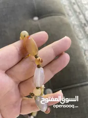  6 احجار كريمة (عقيق طبيعي 100\100)