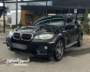  8 BMW X 6 2014 M Kit 2014 بحالة الوكاله عداد قليل