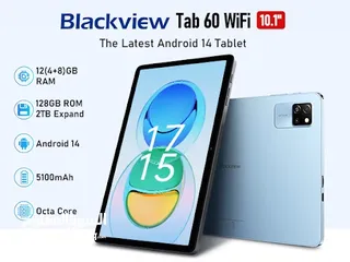  2 فل بكج جديد كفالة الوكيل تابلت Blackview 60 wifi 12GB-128GB متوفر لدى سبيد ستور
