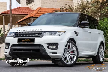  1 Range Rover Sport Supercharge 2014  السيارة وارد الشركة