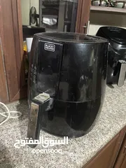  1 Air Fryer Black + Decker شواية هوائية ايرفراير بحالة ممتازة