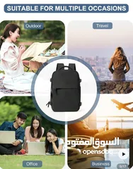  9 حقيبة سفر carry on مناسبة جدا للسفر في الطيران الاقتصادي مثل Ryan air، اللون أسود والشنتة جديدة