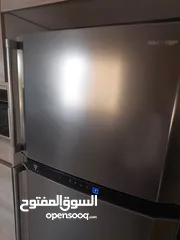  3 ثلاجه شارب تايلندي حجم 508 لتر سلفر ستيل مستعمل بحالة الوكاله للبيع .