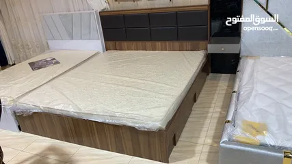  4 Bedroom economy with mattress 
سرير اقتصادي مع تشك