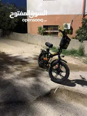  1 بسم الله موجود بسكليت كهربا عجل عريض جنط مغنيسيوم بسكليت نضيف وحالتو جديده مستعمل مش مهيون بطاريه 48