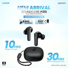  4 سماعة Anker Soundcore p20i جديدة (متوفر خدمة توصيل للبريد مجاناً)