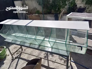  2 زجاج بزر و مكسرات