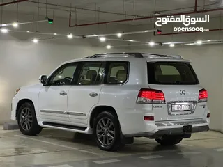  22 LEXUS LX 570 2015 بحالة الوكالة