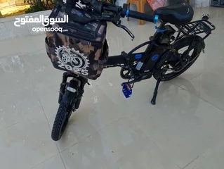  3 دراجة كهربائيّة جديده 2025 جديده بحاله جيده