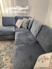  2 L shape sofa , good condition , new cover
