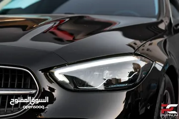  13 2024 Mercedes C180 – فتحة سقف – وارد المانيا للبيع