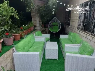  19 طقم راتان 5 مقاعد