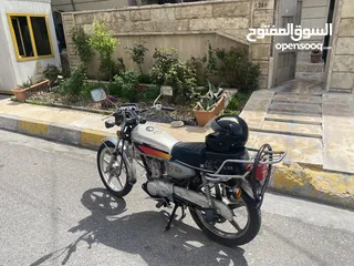  3 Motorbike with helment and locks