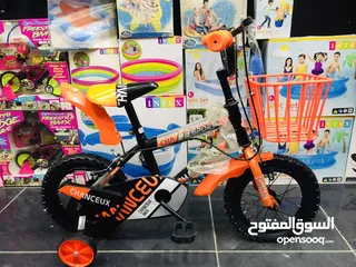  2 دراجات هوائية للاطفال مقاس 12 insh باسعار مميزة عجلات نفخ او عجلات إسفنجية