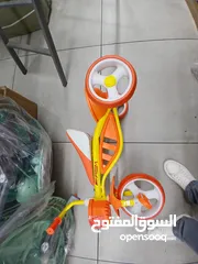  2 بسكليت أطفال جديد.... أشكال جميله.... هيكل معدن قوي...سعر جمله ب 19.99 دينار واصل