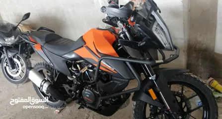  7 للبيع او البدل  KTM Adventure 390 - موديل 2021  كامل الاضافات   مغامرات وراحة وقوة