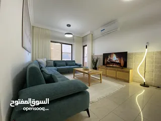  2 شقة فخمة مفروشة كامل للإيجار-طابق أرضي-110م-خلدا